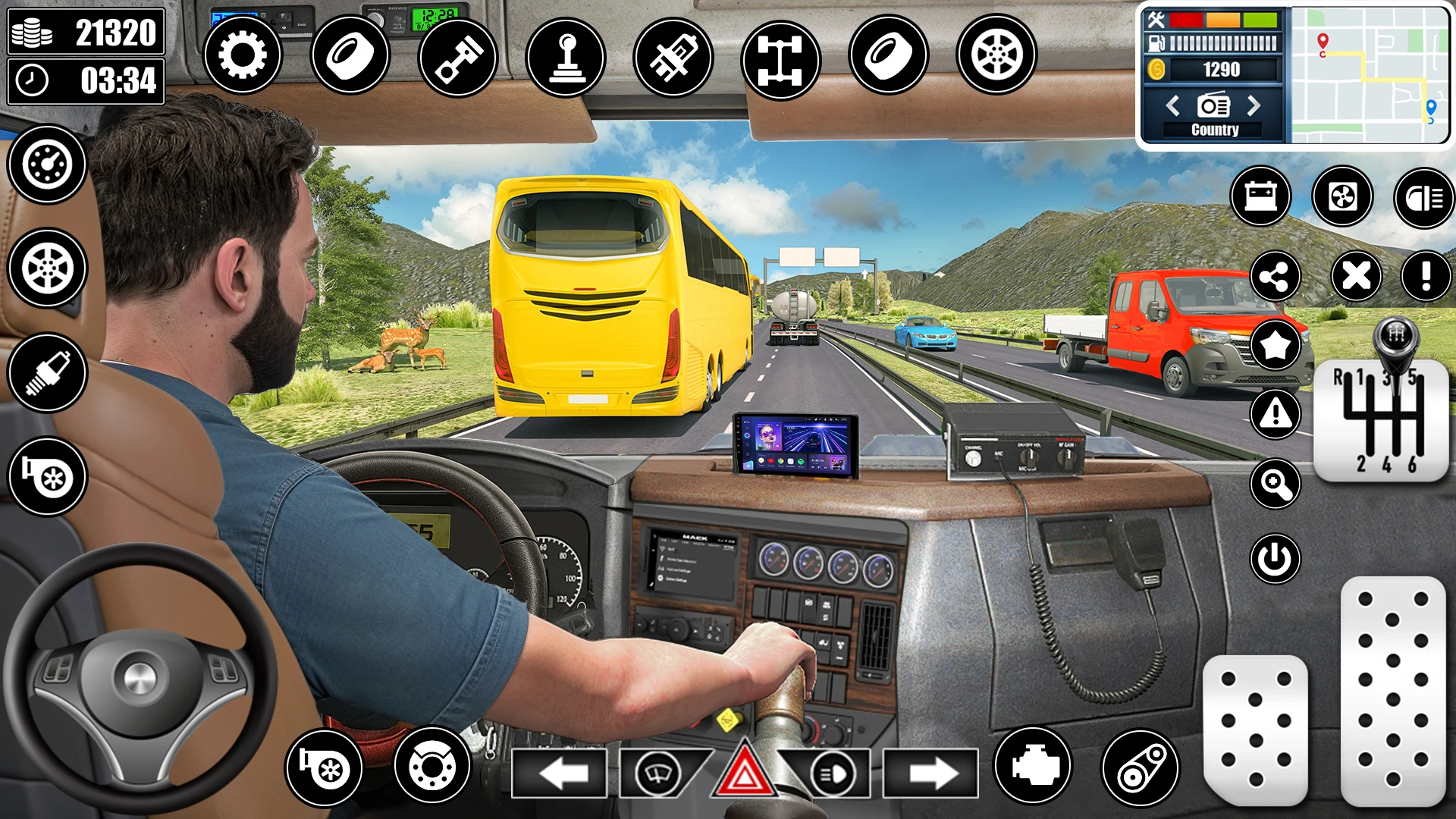 Heavy Truck Driving Cargo Game screenshot
